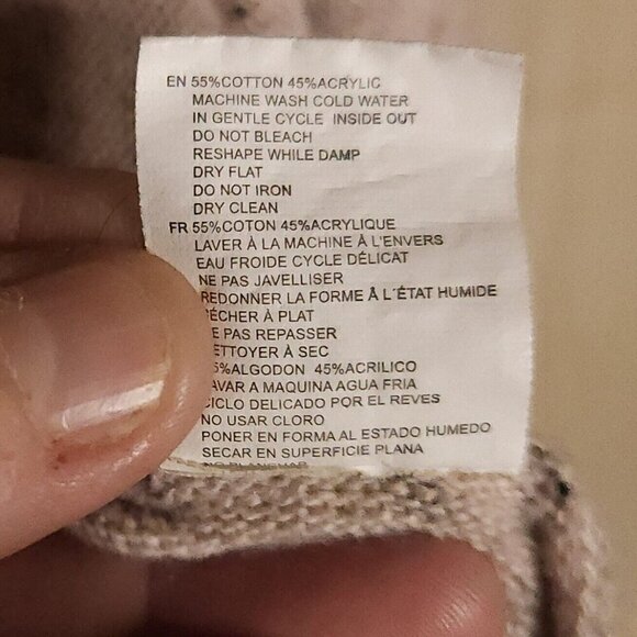 RDI Pink Heathered Long Open Thin Cardigan Sweater Large - Picture 7 of 7